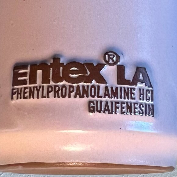 VTG Entex LA Drug Pharmaceutical Promotional 3-D Big Nose & Mustache Pottery Mug - Picture 12 of 12